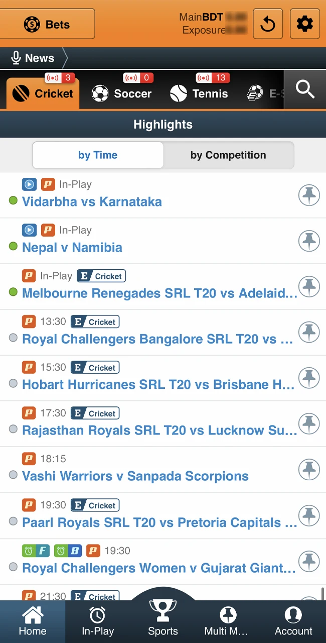 Cricket betting on the JeetBuzz app.