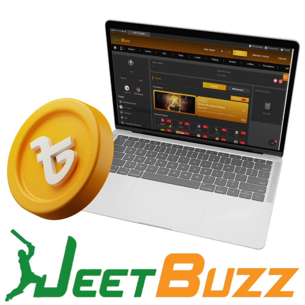 JeetBuzz offers multiple deposit methods for players from Bangladesh.