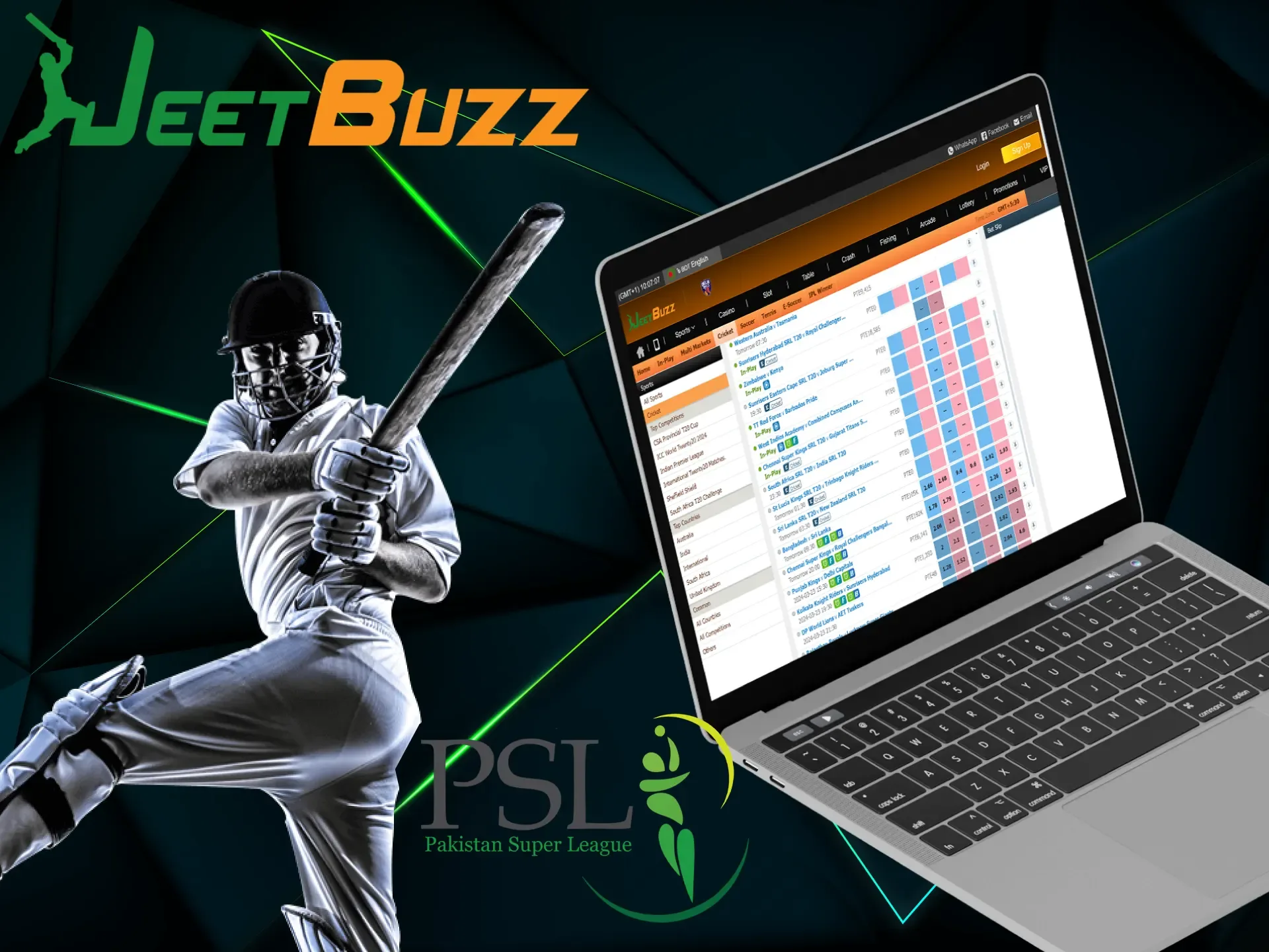 The Pakistan Super League is held annually and JeetBuzz offers to make time to place bets.