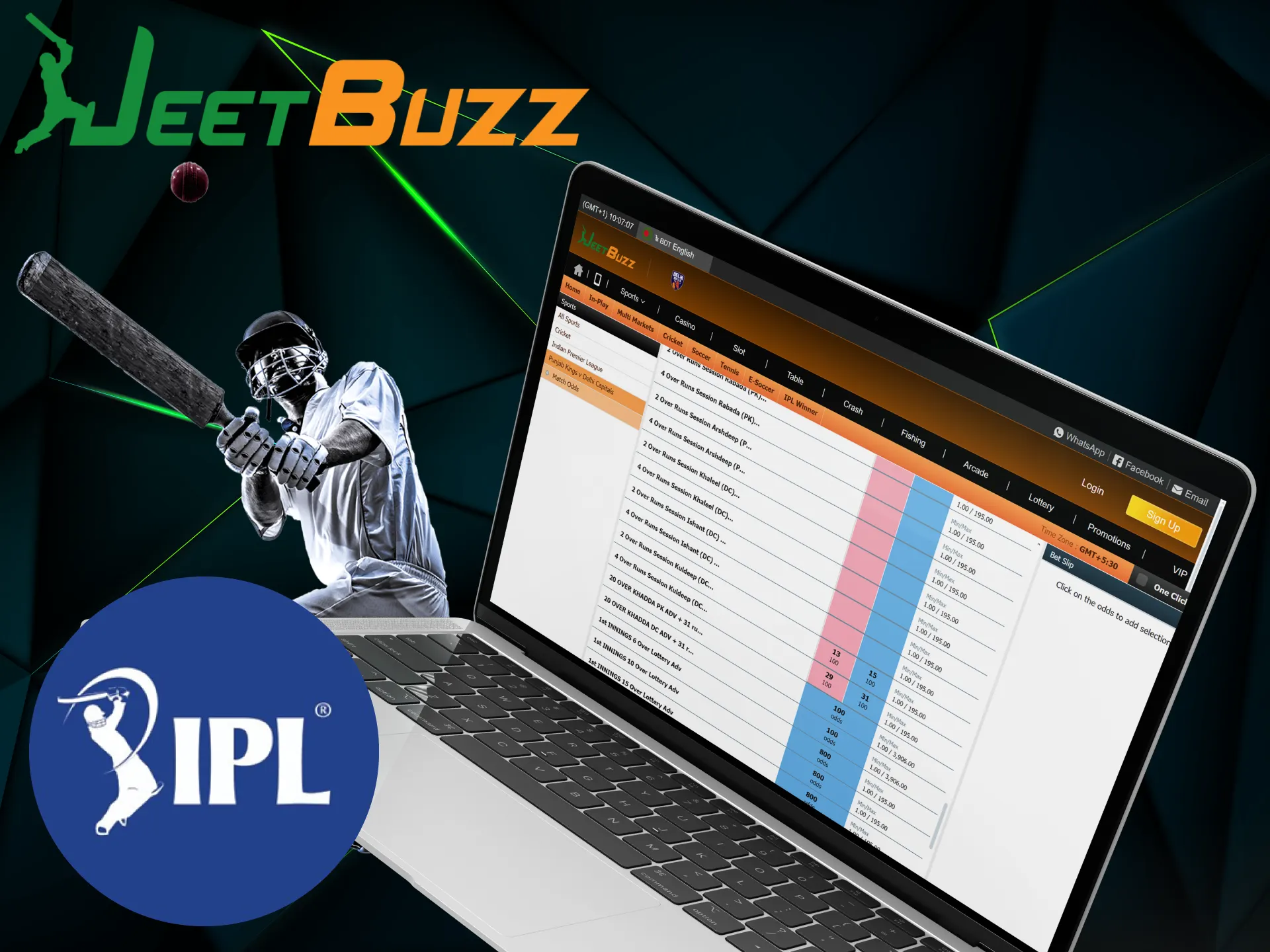 Take advantage of IPL betting tips and strategies to increase your chances of winning at JeetBuzz.