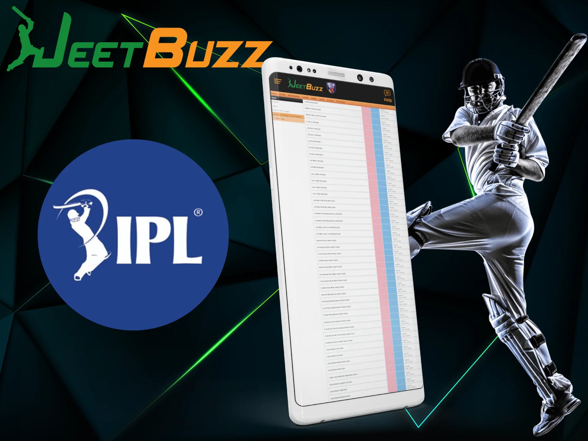 IPL betting is now available for Bangladeshi players via the JeetBuzz app.