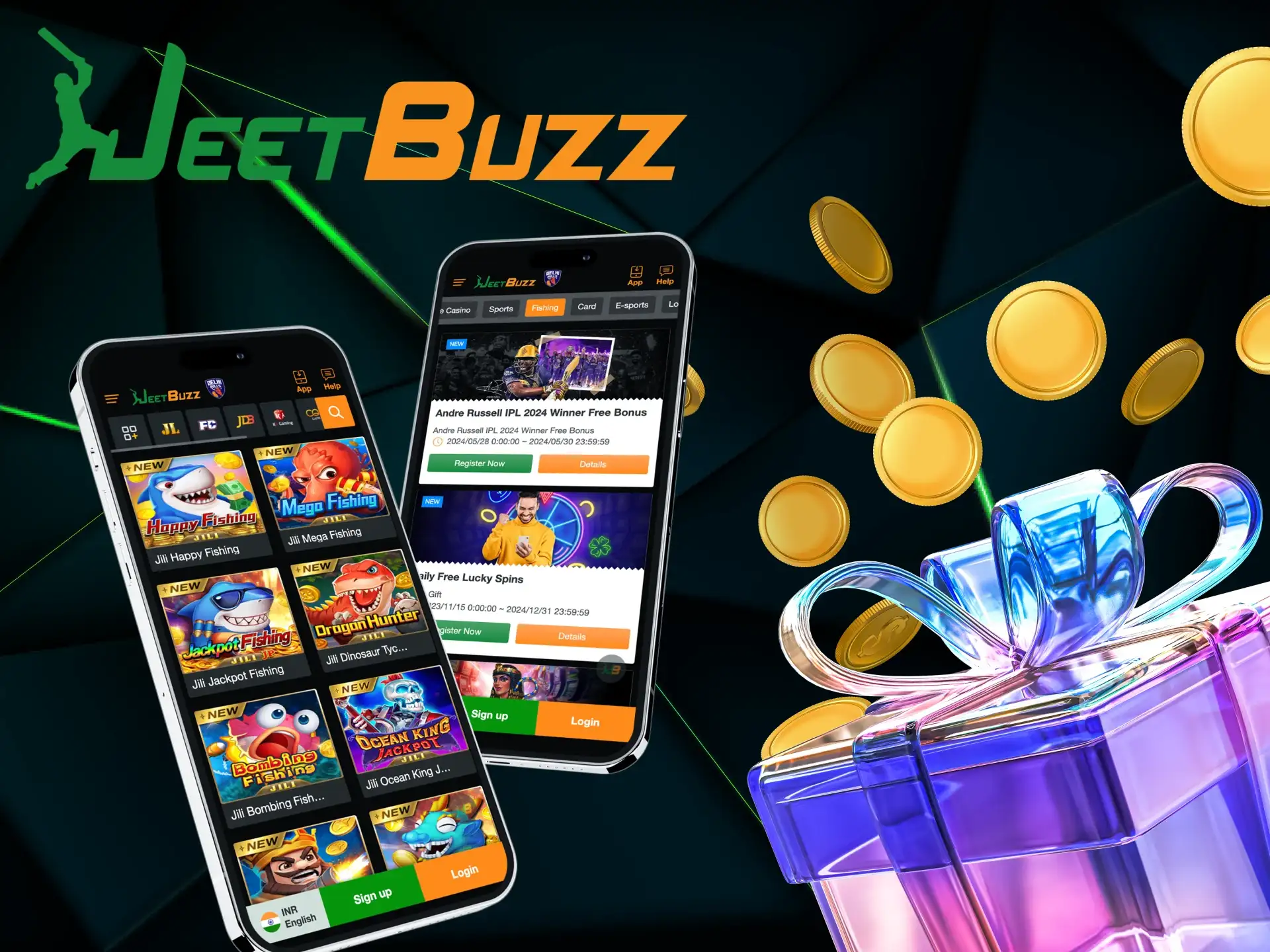 Can I get bonuses for fishing games at JeetBuzz online casino.