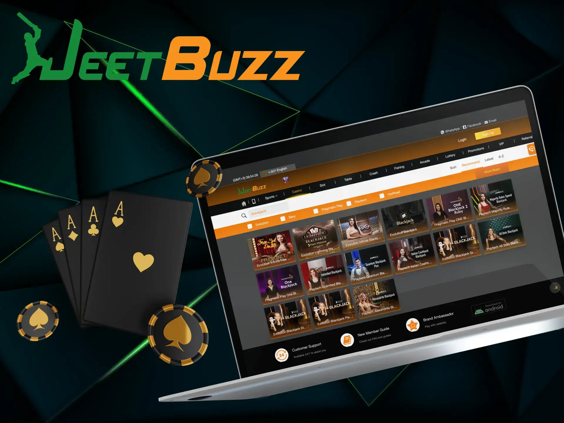 What are Blackjack games at JeetBuzz online casino.