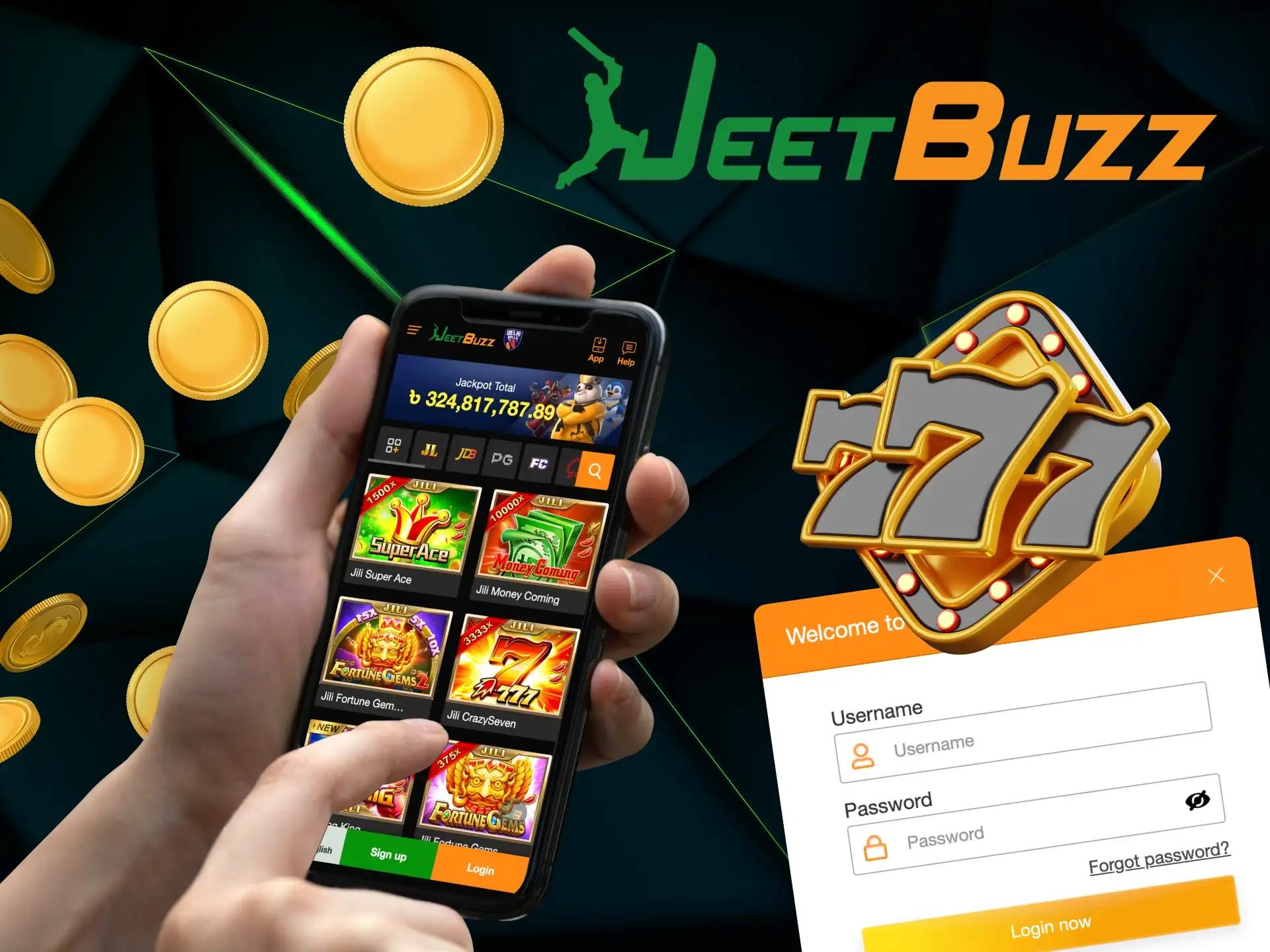 Do I need to create an account and make a deposit to play slot games at JeetBuzz online casino.