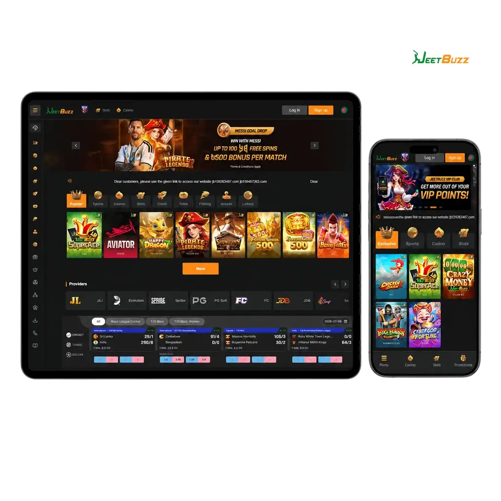 Jeetbuzz online casino and sports betting platform in Bangladesh with bKash deposits and welcome bonuses