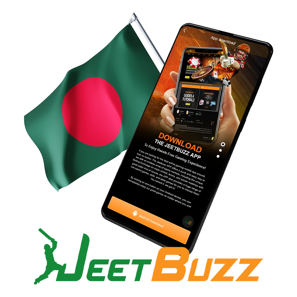 Download and install Jeetbuzz app to play casino games and bet on cricket.