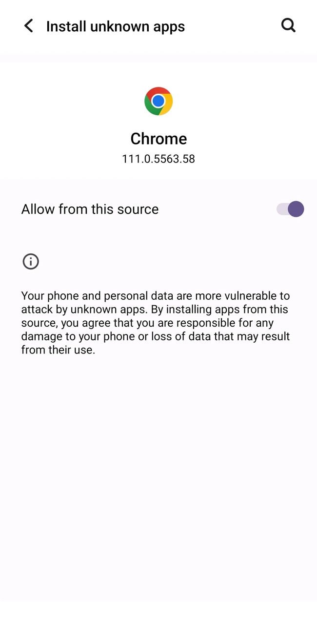 Change the security settings on your phone.