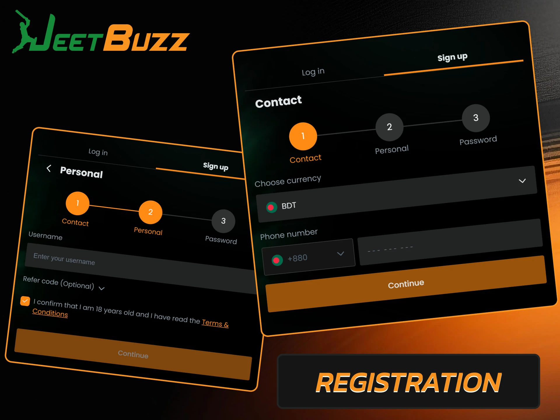 Fill out the sign-up form to join the Jeetbuzz community and start betting.